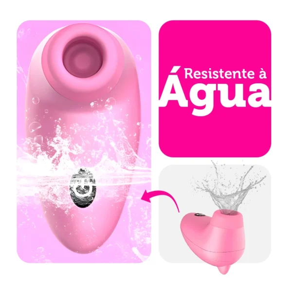 Vibrador Feminino Sugador de Clitóris 07 Modos de Sucções Ruby II - Imagem 4