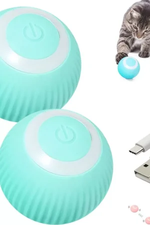 Bolinha Brinquedo Bola Pets Gato Cachorro Eletrônica Interativo Para Gatos Brincarem Sozinhos