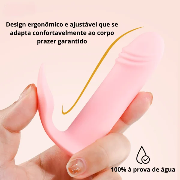 Vibrador Feminino Sexual Bluetooth Casal Recarregável Controle Via Aplicativo - Imagem 4