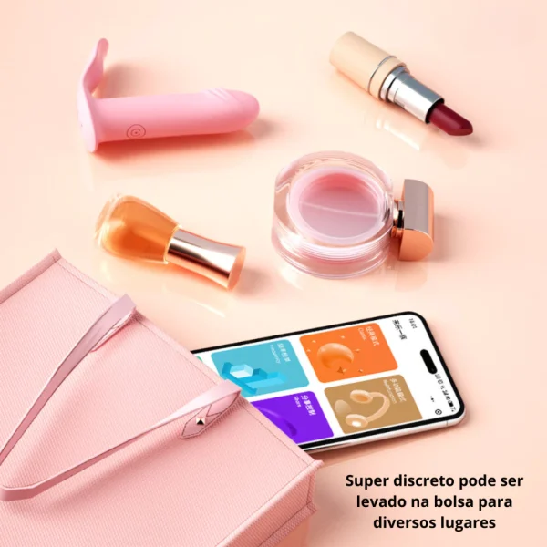 Vibrador Feminino Sexual Bluetooth Casal Recarregável Controle Via Aplicativo - Imagem 5