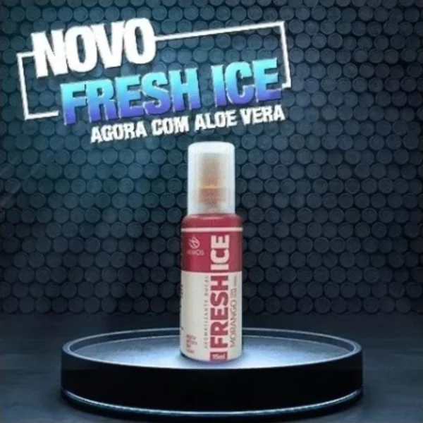 4 Spray Fresh Ice Morango Aromatizante Bucal Com Aloe Vera Mal Hálito Anticéptico Anti-inflamatório - Imagem 6