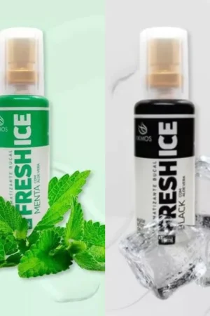 2 Spray Aromatizante Bucal Fresch Ice Menta e Black Atin-inflamatório da Gengiva e Anticéptico