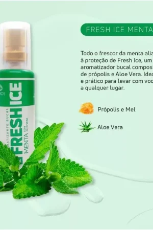 Aromatizante Bucal -fresh Ice Akmos Hálito Refrescante (Menta)