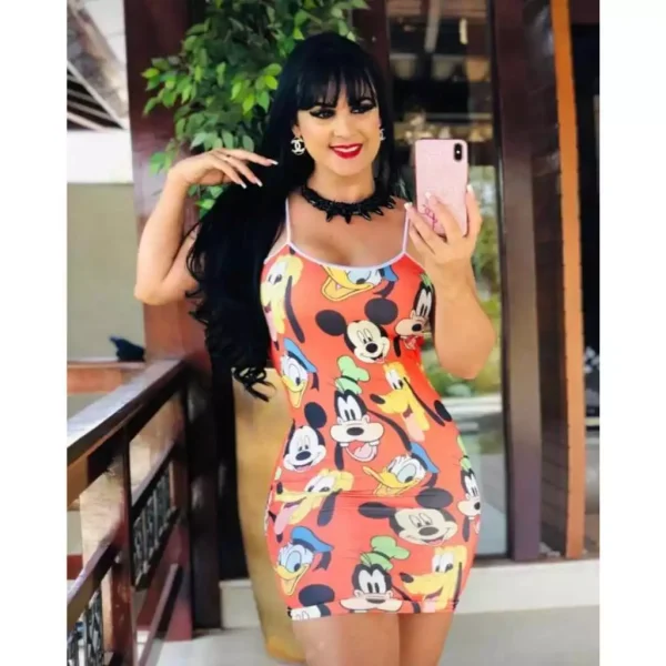 vestido de oncinha lindo suplex digital últimas peças TAMANHO ÚNICO - Imagem 16