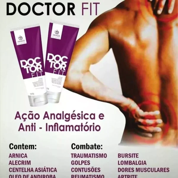 3 Doctor Fit 150G - Alivio Imediato Das Dores - Imagem 4