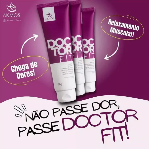3 Doctor Fit 150G - Alivio Imediato Das Dores - Imagem 3
