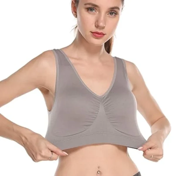 Top Feminino Academia Fitness Sutiã C/ Bojo Removível Treino - Imagem 8