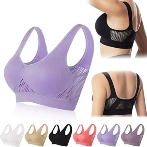 Top Feminino Academia Fitness Sutiã C/ Bojo Removível Treino - Imagem 6