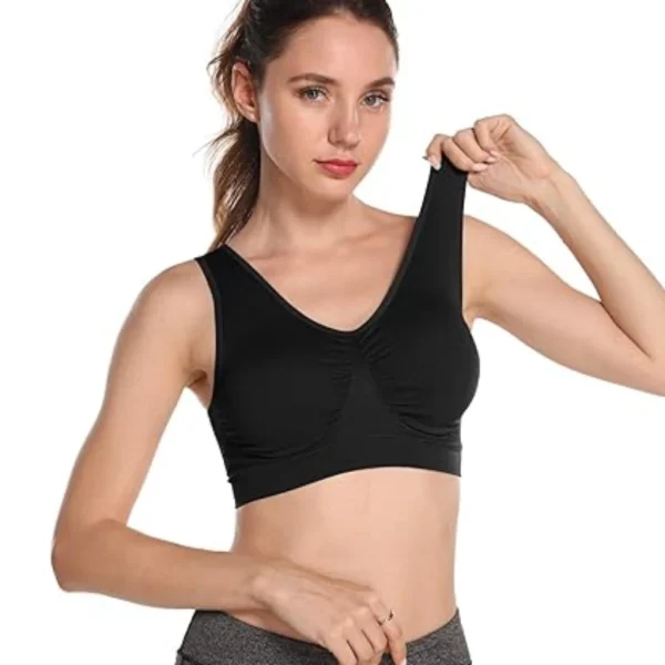 Top Feminino Academia Fitness Sutiã C/ Bojo Removível Treino - Imagem 7