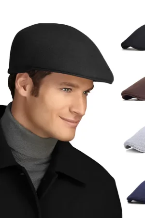 Boina Boné Chapéu Italiano Lã Masculina Macia Peaky Blinders