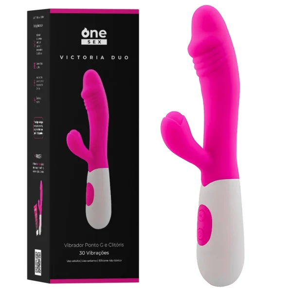 Vibrador Feminino Ponto G 10 Modos De Vibração com Massageador Clitoriano - Female