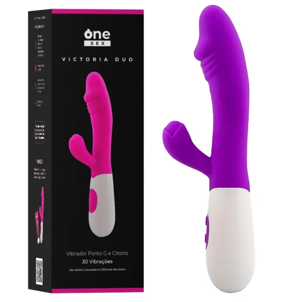 Vibrador Feminino Ponto G 10 Modos De Vibração com Massageador Clitoriano - Female - Imagem 2