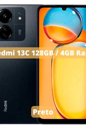 Xiaomi Redmi 13C 128GB ROM / 4GB RAM Versão Global | Smartphone 4G , ROM Global , Câmera 50MP , Carregador 18W