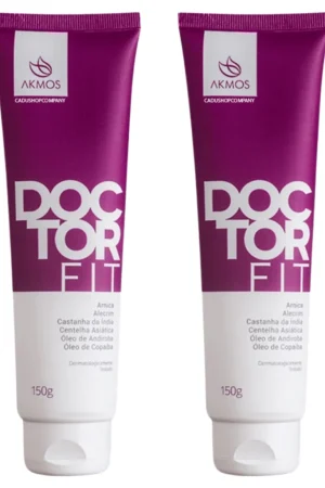Kit 2 Doctor Fit Gel Dor Muscular E Articulações Alivio Das Dores Akmos Original Creme Massageador