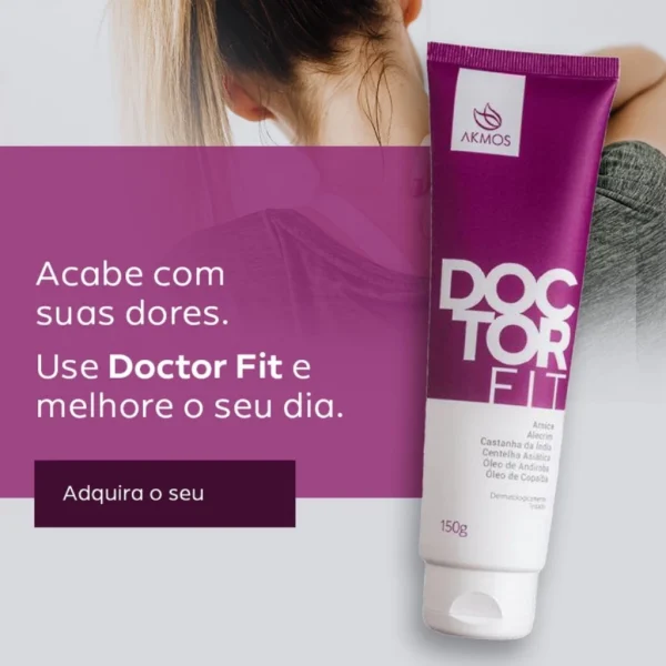 Kit 4 Gel Massageador Doctor Fit 150g Alivio Dor Lesões Akmos Original Massagem Dores Articulações - Imagem 4