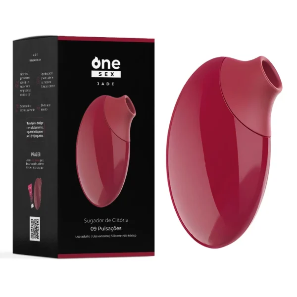 Vibrador Feminino Sugador de Clitóris 10 Modos de Sucções Recarregável Ruby