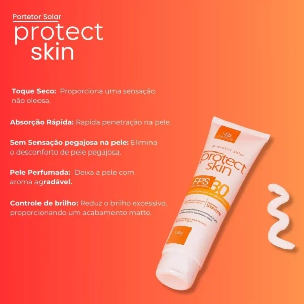 Akmos Protect Skin: Protetor Solar Toque Seco FPS30 - Imagem 5