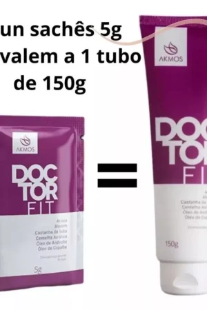 30 Sachê Doctor Fit Akmos Massagem E Alívio Das Dores