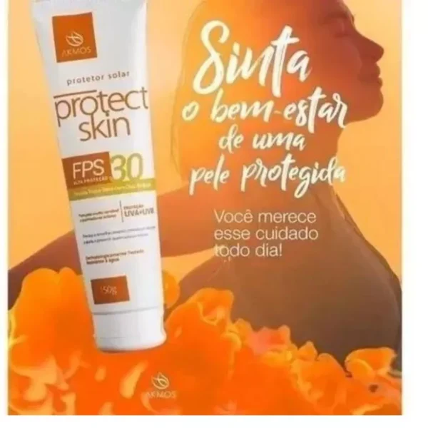 2protetor Solar Protect Skinfps 30 Akmos Toque Seco Original - Imagem 5