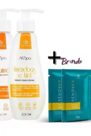 2 Sabonetes Íntimos Akmos - Barbatimão E Algodão