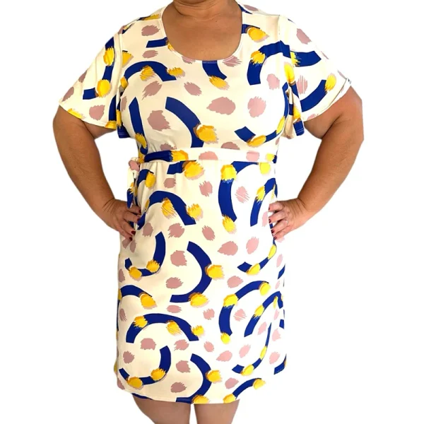 Vestido Plus Size Feminino Soltinho G2 Vestidinho Dress moda evangélica Plus Elegante - Imagem 11