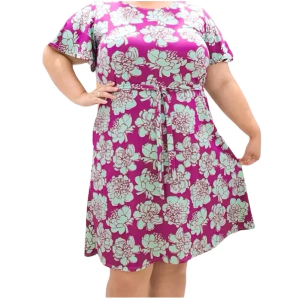 Vestido Plus Size Feminino Soltinho G2 Vestidinho Dress moda evangélica Plus Elegante - Imagem 12