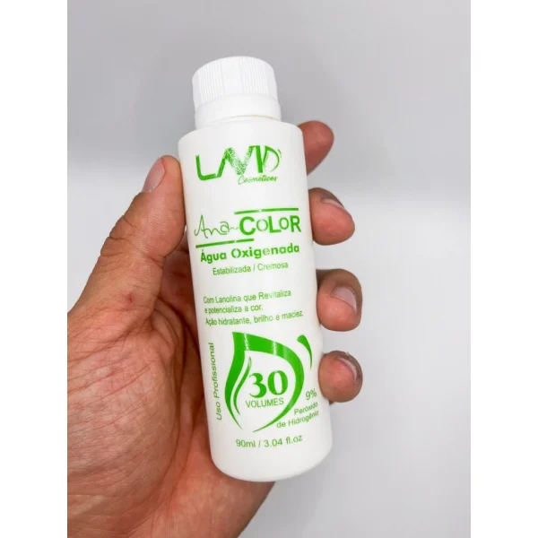 Agua Oxigenada Ox 30 Vol.90ml anacolor - Imagem 4