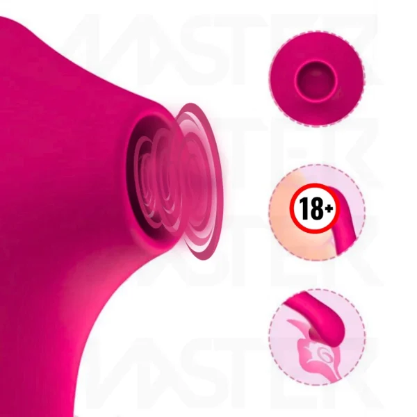 Vibrador Feminino Sugador de Clitóris Toque Macio 10 Modos de Sucção - Recarregável - Imagem 6