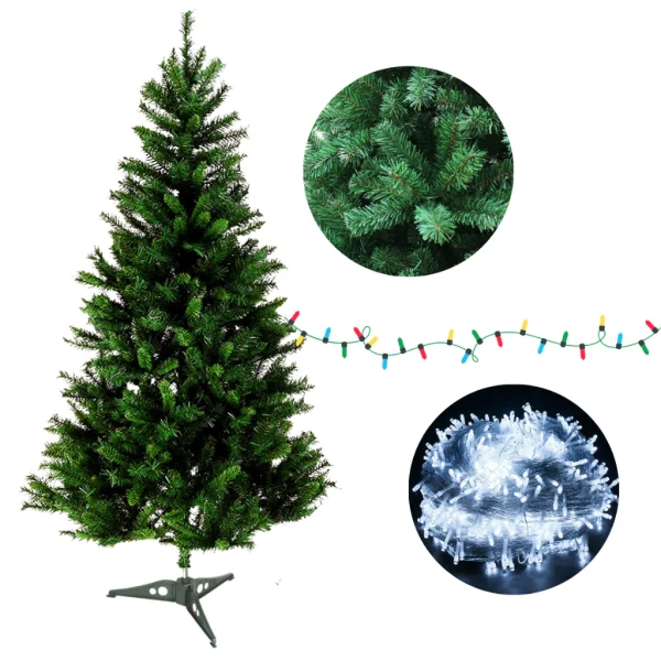 Árvore Natal Tradicional Pinheiro Verde 1,50 Metros Premium Cheia - Imagem 2