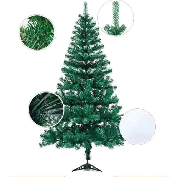 Árvore Natal Tradicional Pinheiro Verde 1,50 Metros Premium Cheia - Imagem 4