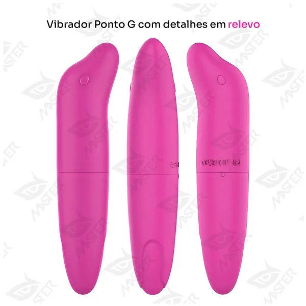 Vibrador e Estimulador Ponto G - Feminino Liso - Imagem 3
