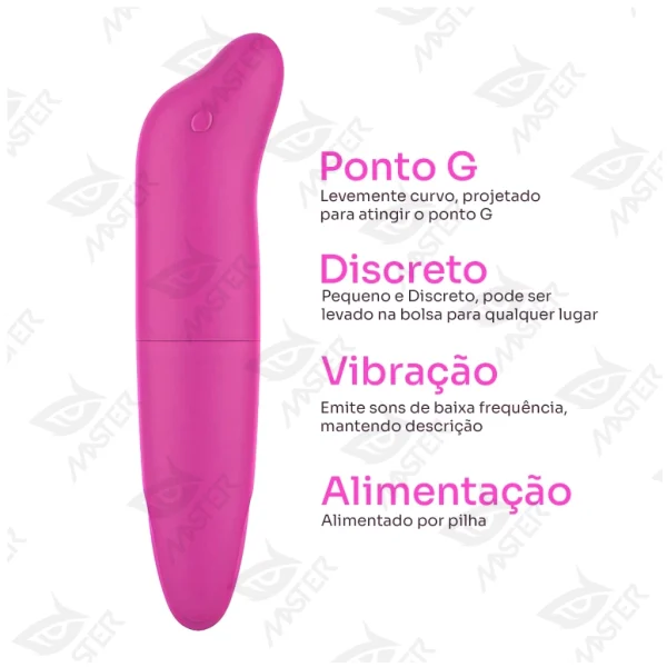 Vibrador e Estimulador Ponto G - Feminino Liso - Imagem 5