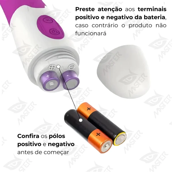 Vibrador Feminino Ponto G 10 Modos De Vibração com Massageador Clitoriano - Female - Imagem 11