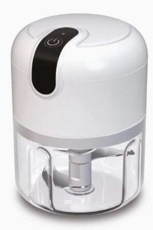 TRITURADOR DE ALHO PROCESSADOR ELÉTRICO USB 3 LÂMINAS