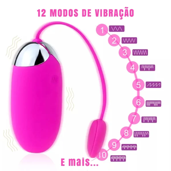 Vibrador Bluethooth Feminino Ponto G Controle por Celular À distância 12 Modos de Vibração - Pretty Love Bluetooth - Imagem 5
