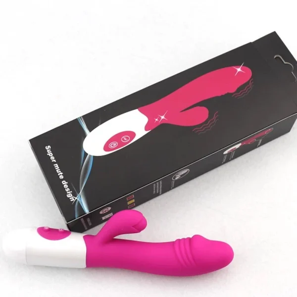 Vibrador Feminino Varinha Mágica Massageador + Vibrador Dupla Estimulação Clitoriana e Ponto G - Imagem 9
