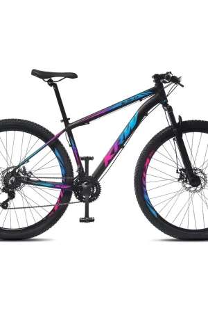 Bicicleta aro 29 KRW Alumínio 24 Velocidades Marchas Freio a Disco Suspensão dianteira Mountain Bike R1