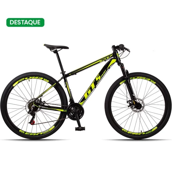 Bicicleta 29 GT Sprint MX7 21 Marchas Freio a Disco MTB Alumínio