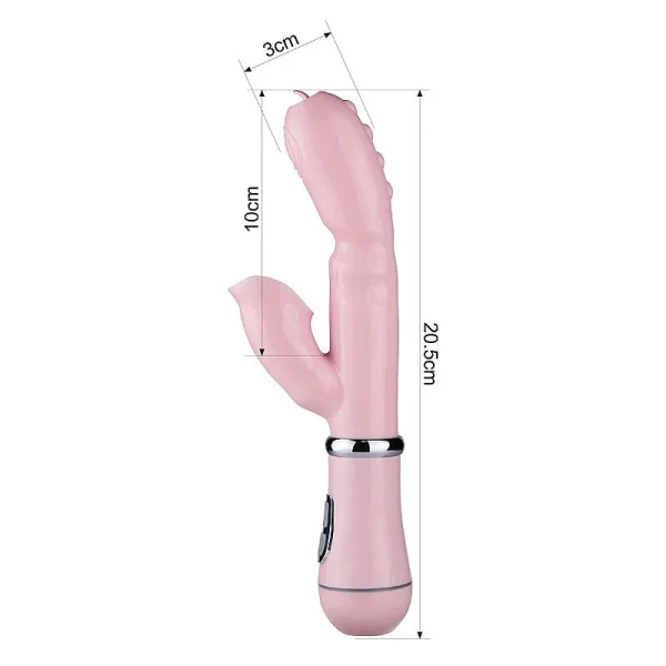 Vibrador Feminino Ponto G Estimulador de Clitoriano com Lingua Forte Potente Recarregável 12 modos - Imagem 9