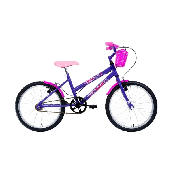 Bicicleta Aro 20 MTB Girl Infantil Tridal - Imagem 5