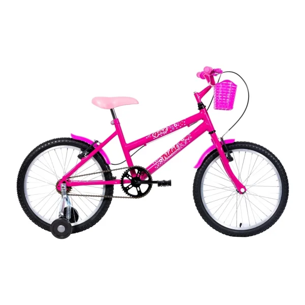 Bicicleta Aro 20 Infantil MTB Girl Com Roda Lateral - Imagem 7