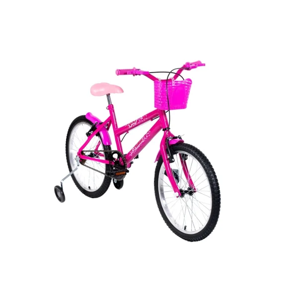 Bicicleta Aro 20 Infantil MTB Girl Com Roda Lateral - Imagem 8