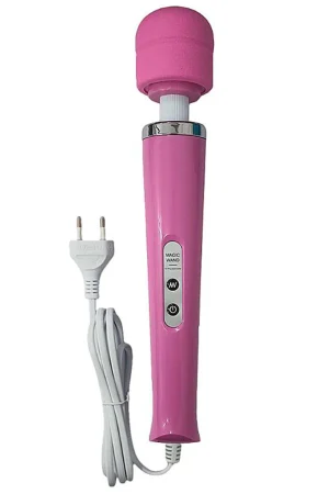Vibrador Varinha Mágica Elétrica 32cm com 10 Modos de Vibração Super Potente e Silencioso