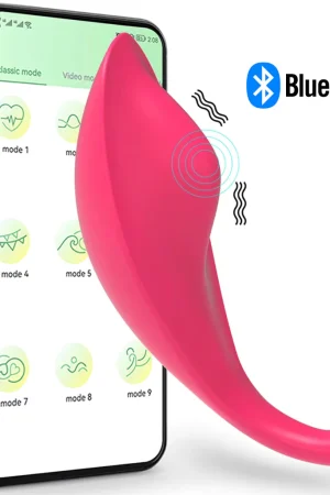 Vibrador Bluetooth Calcinha Feminino Sexual Controle a Distância Aplicativo