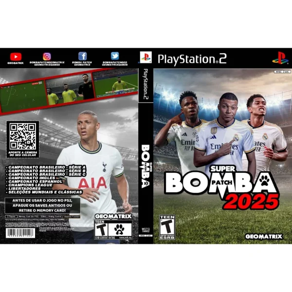 Super Bomba Patch 2025 Narração Silvio Luiz - Playstation 2 - Imagem 2