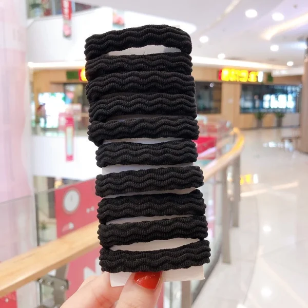 [Fita De Cabeça Espessa E Durável Sem Costura Para O Cabelo Com Elástico De Borracha Versão Coreana - Imagem 13