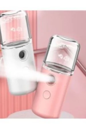 Umidificador Nano Mister Spray Vaporizador Atomizador Hidrata Facial Rosto E Cilios Usb Recarregável