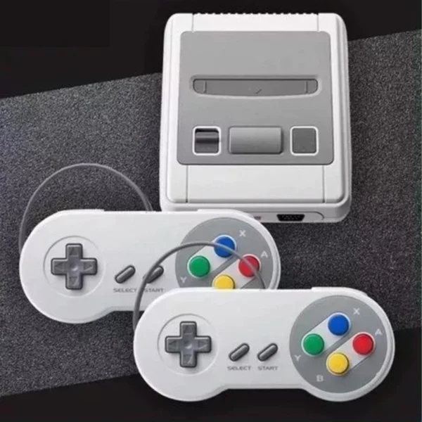 Video Game Classic Super Nintendo Mini SNES Com 2 Controles 8 Bits 620 Jogos Original Envio Imediato - Imagem 7